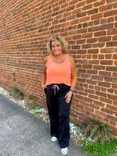 Load image into Gallery viewer, Curvy Scuba Drawstring Pants