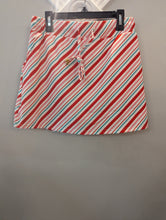 Load image into Gallery viewer, Candy Cane Stripes Skort