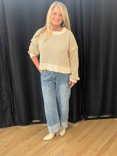 Load image into Gallery viewer, Ecru and Cream Sweater