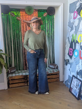 Load image into Gallery viewer, Olive Mineral Wash Top