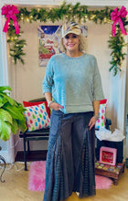 Load image into Gallery viewer, Charcoal Ruffle Pants