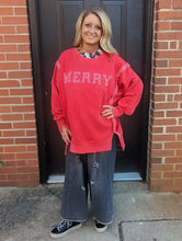 Load image into Gallery viewer, MERRY Red Sweatshirt