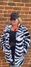 Load image into Gallery viewer, Black and White Coat
