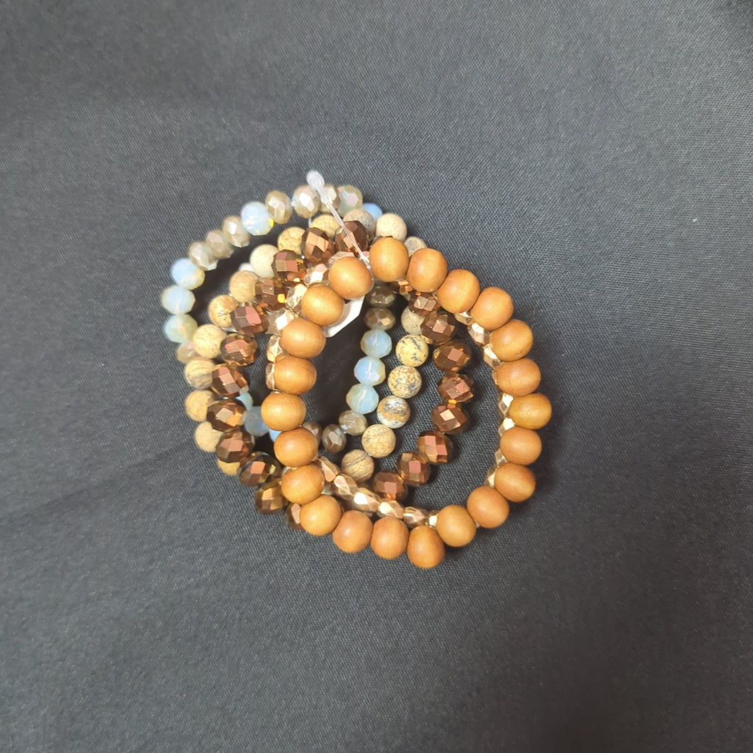 Brown Bracelet Set