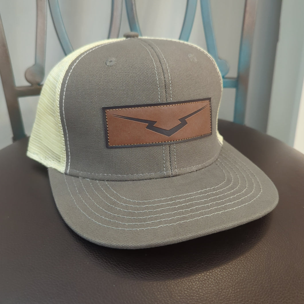 Stone Leather Patch Hat