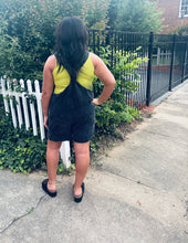 Load image into Gallery viewer, Black Mineral Wash Romper

