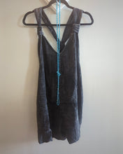 Load image into Gallery viewer, Black Mineral Wash Romper
