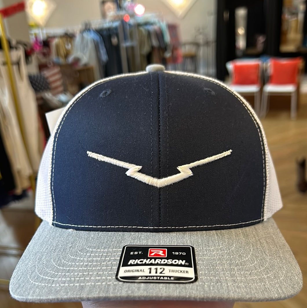 Navy/Heather Grey/White Hat