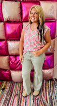 Load image into Gallery viewer, Lt. Olive Frayed Hem
