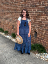 Load image into Gallery viewer, Navy Overall Dress
