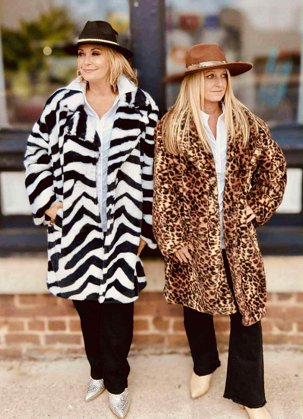 Black and White Coat