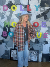 Load image into Gallery viewer, Mocha Plaid Top
