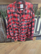 Load image into Gallery viewer, Bleached Flannel Top
