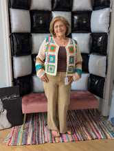 Load image into Gallery viewer, Crochet Square Cardigan
