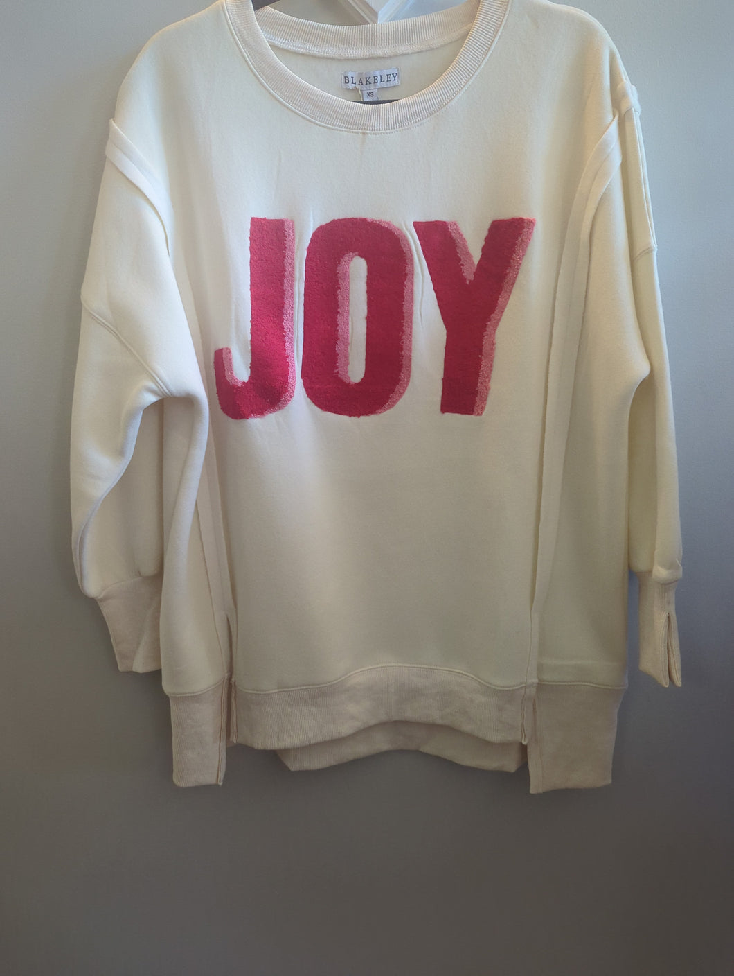 Cream JOY Sweatshirt