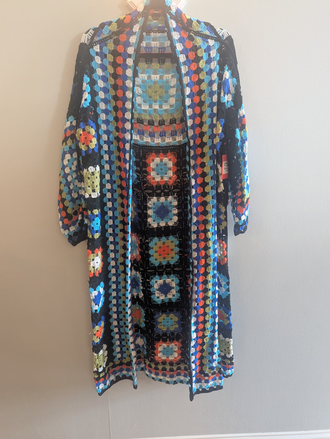 Long Crochet Sweater