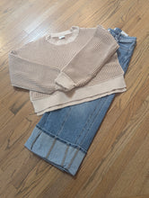 Load image into Gallery viewer, Ecru and Cream Sweater
