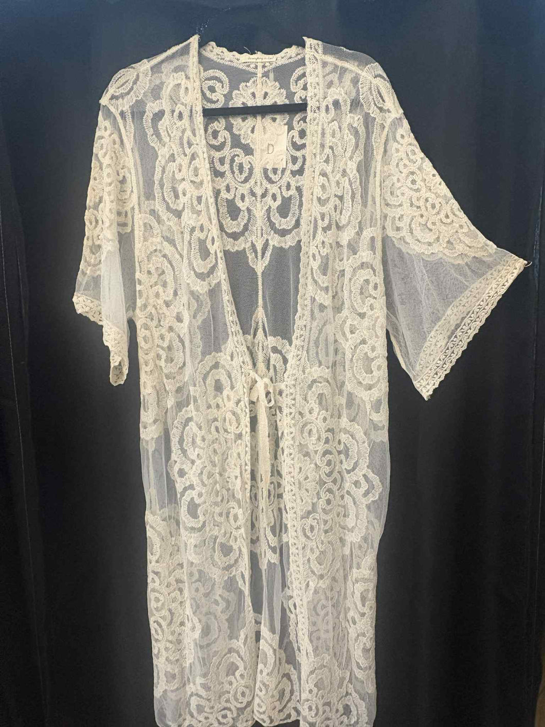 Ivory Lace Duster