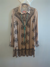 Load image into Gallery viewer, Khaki Tooled Dress
