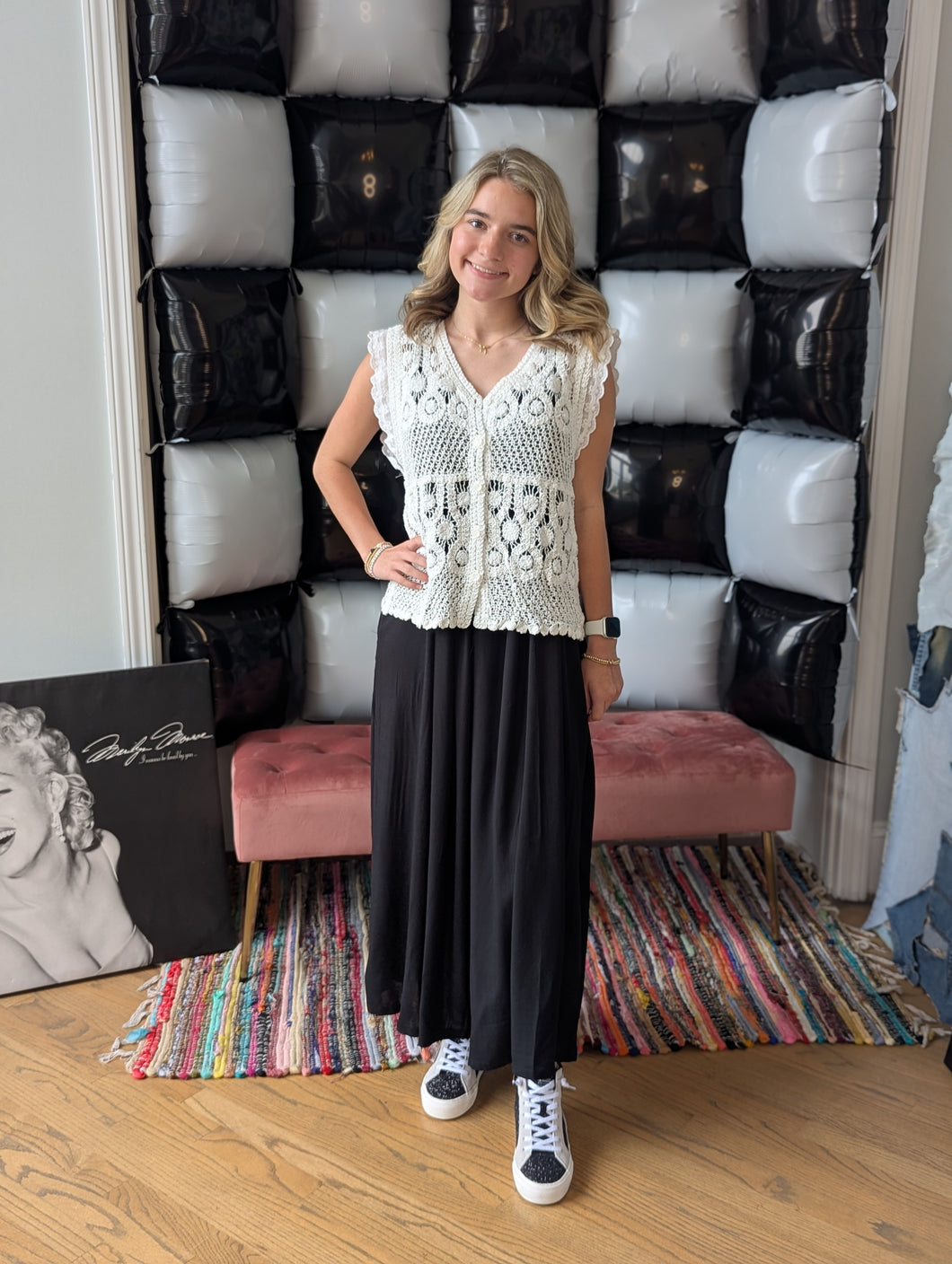 Crochet Lace Vest