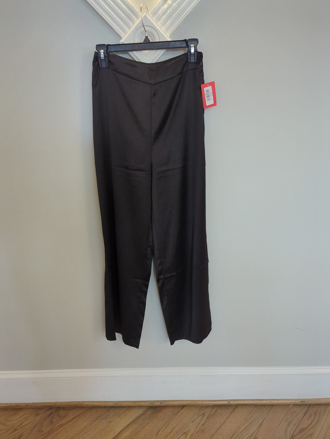 Black Satin Pants